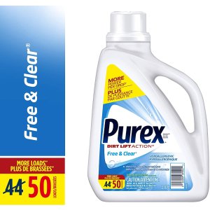 白菜价：Purex 敏感肌肤洗衣液2.03L 强效清洁 温和不刺激