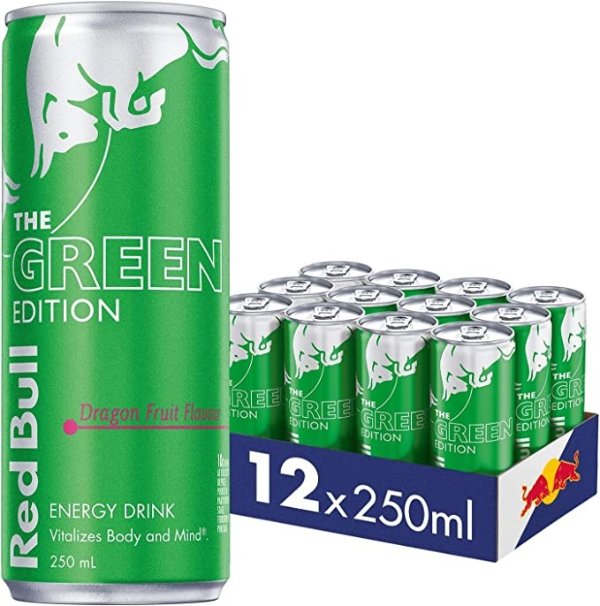 红牛能量饮料 Green Edition, 250mlx12