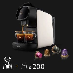 Philips咖啡机+200个胶囊咖啡！L'OR 白色咖啡机