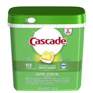 Cascade ActionPacs 洗碗机用洗涤剂，90颗