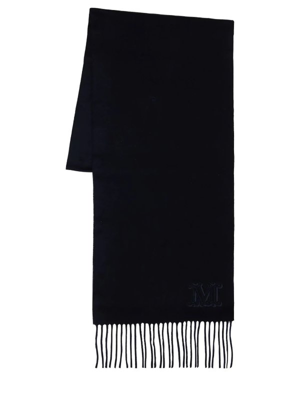 黑色羊绒围巾