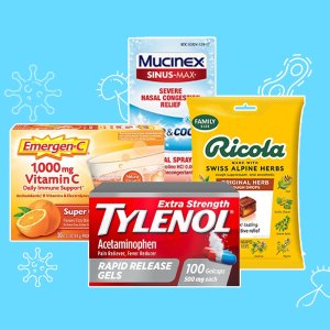 Amazon 应对流感季 北美OTC常备药专场 止咳退烧抗感冒