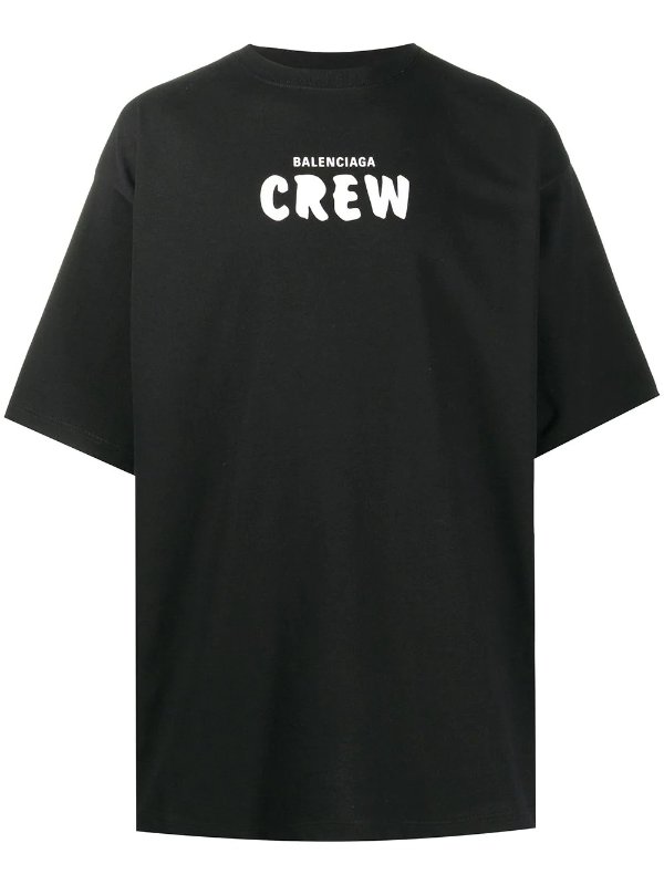 Crew print T恤