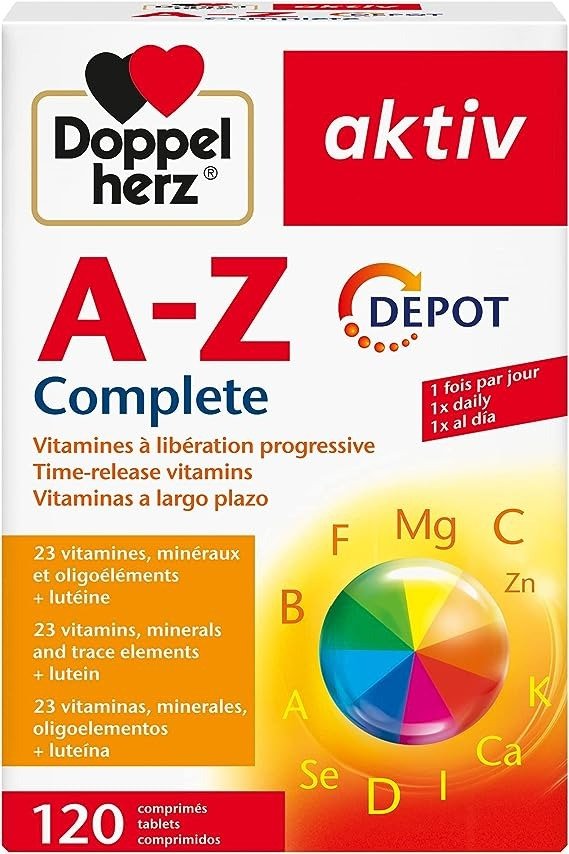 Doppelherz 复合维生素A-Z+多种矿物, 120 粒