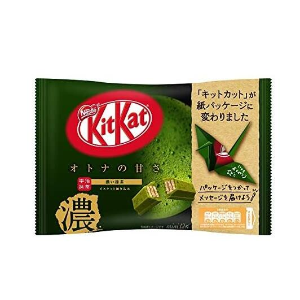 Kit Kat 日本宇治抹茶味迷你威化12枚 两倍茶香+浓醇巧克力甜
