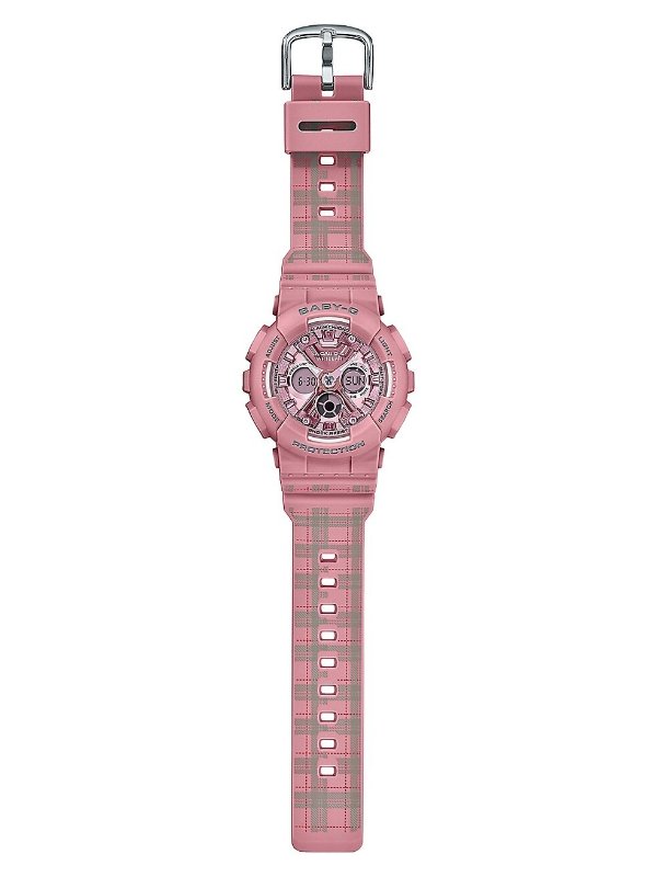 Baby G 限量版粉色树脂表带手表