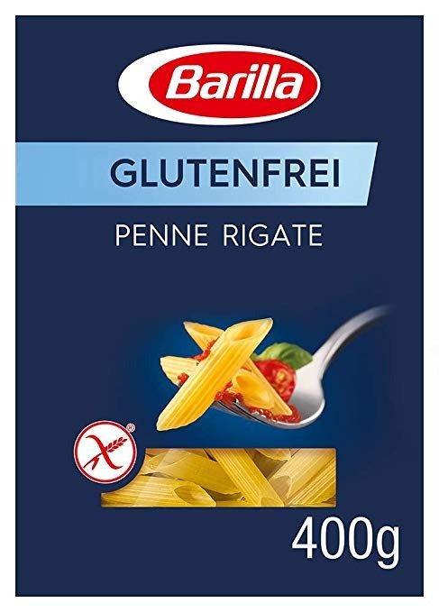 Barilla Pasta Penne Rigate Glutenfrei aus Reis und Mais– 14er Pack (14 x 400g)