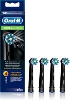 Oral B Cross Action EB 50 BlackErsatzkopf fur Zahnburste 4 pc