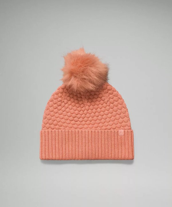 Bubble Knit Pom冷帽