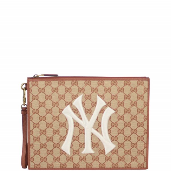 Gucci GG Original Pouch with Yankees Patch