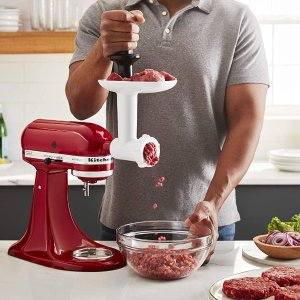 KitchenAid 厨师机专用绞肉/灌肠配件 肉丸香肠随心做