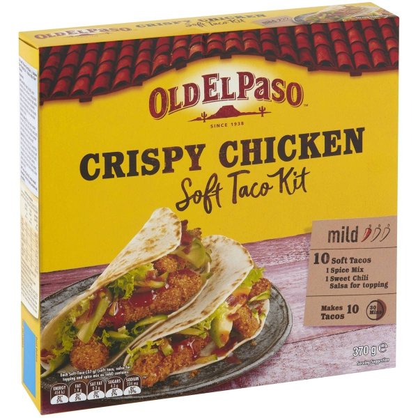 Old El Paso Taco Soft Crispy Chicken Taco皮 370G