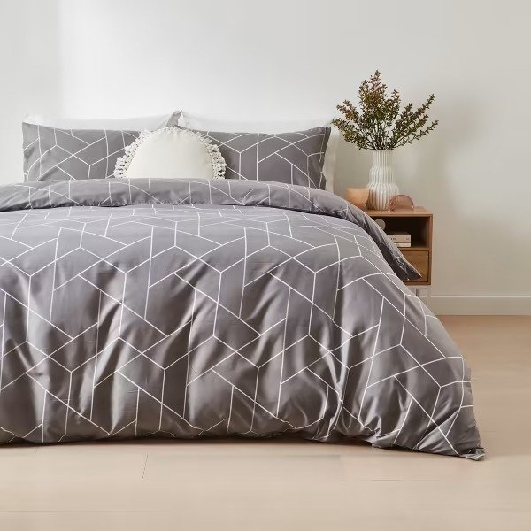 床品套装 - Queen Bed, Grey