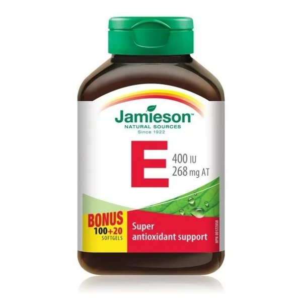 维生素E 400 UI/268 mg AT, 100+20 软胶囊