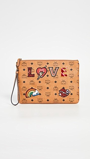 Love Patch Visetos 中号手拿包