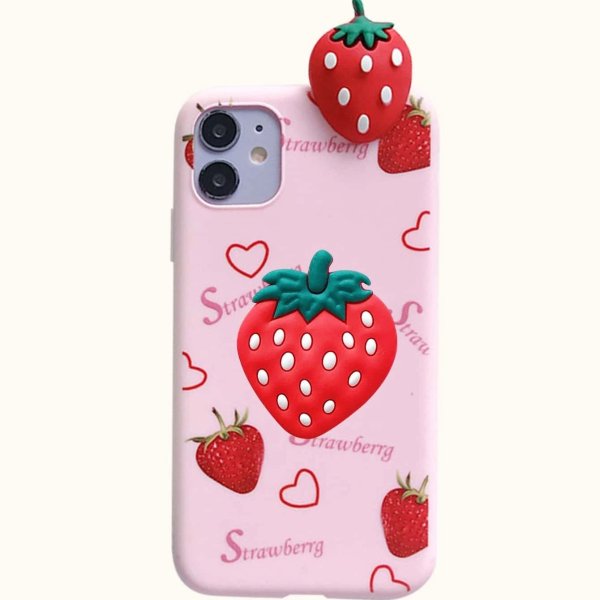 3D 草莓手机壳