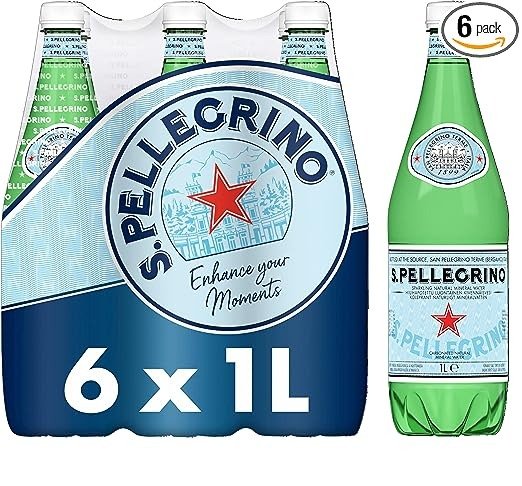 San Pellegrino 气泡水（6 x 1L）