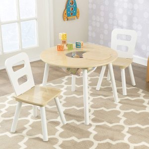 KidKraft 儿童小圆桌＋椅子套装，好价！