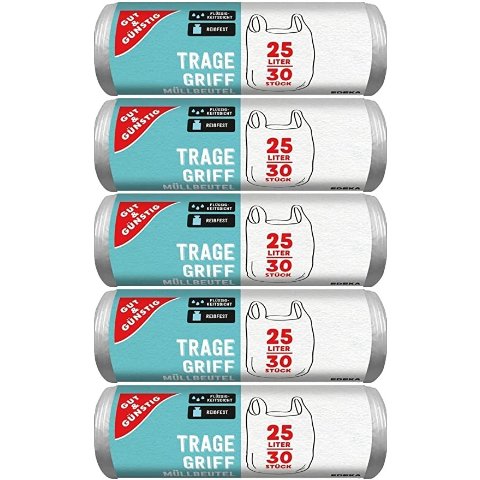 150个25L，普通家用垃圾袋