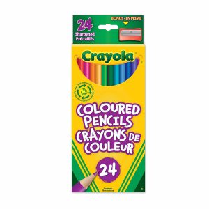 凑单佳品！ Crayola 24色绘图铅笔