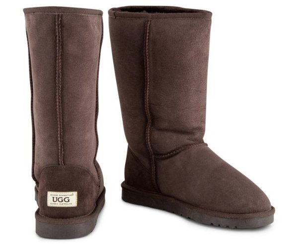 OZWEAR Connection Unisex Classic Long Ugg Boot - Chocolate 雪地靴