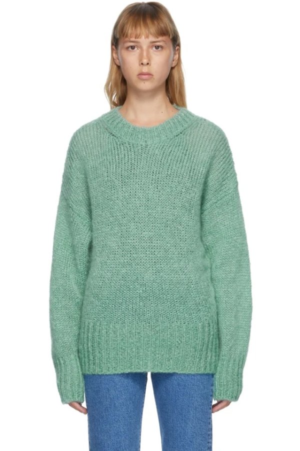 Green Mohair Estelle Sweater