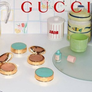 Gucci 彩妆热促 收2020夏季修容粉饼 无法拒绝的Tiffany蓝