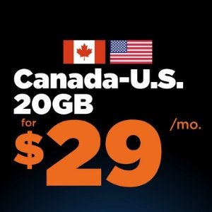 Freedom Mobile 每月$19起 部分包含加拿大美国无限通话