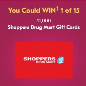 Shoppers 抽奖回归 赢礼卡$1000 各种新品/爆款你来选
