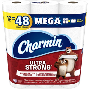 Charmin 超大卷强韧厕纸（12个超大卷相当于普通48卷）