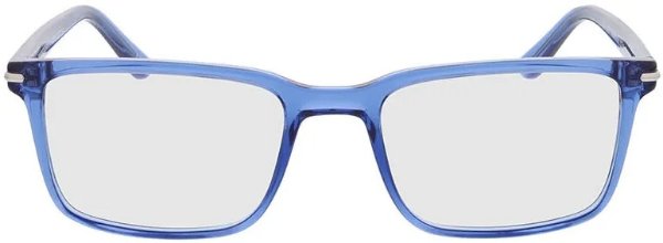 蓝色框眼镜
