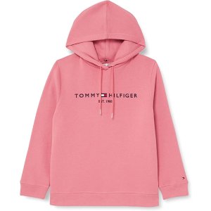 低至5折 €59收粉色Tommy Hilfiger 连帽卫衣 经典纯色小logo 活力一百分