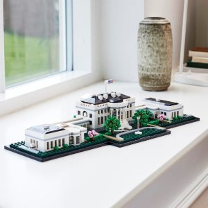 LEGO Architecture 白宫2020新版 21054 你不在白宫但白宫可以在你家