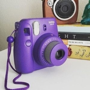 Fujifilm instax mini 8 拍立得低价热卖，电音紫