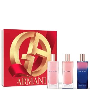Armani平均€18.25/只My Way EDP 圣诞香水3件套