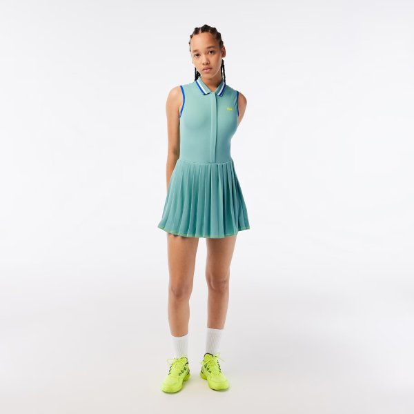 短款褶裥网球连衣裙
