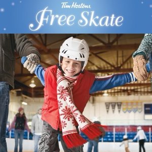 Tim Hortons 请你免费去滑冰！