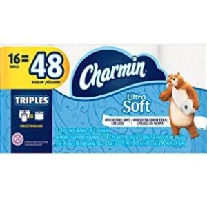 Charmin Ultra Soft 3层卫生纸16卷装, 云朵般柔软