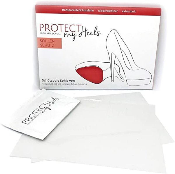 ProtectMyHeels - Sohlen-Schutz 1er Pack - transparente Folie