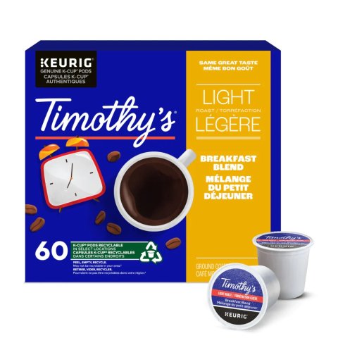 Timothy's 早餐烘焙咖啡 K-Cup - 60杯