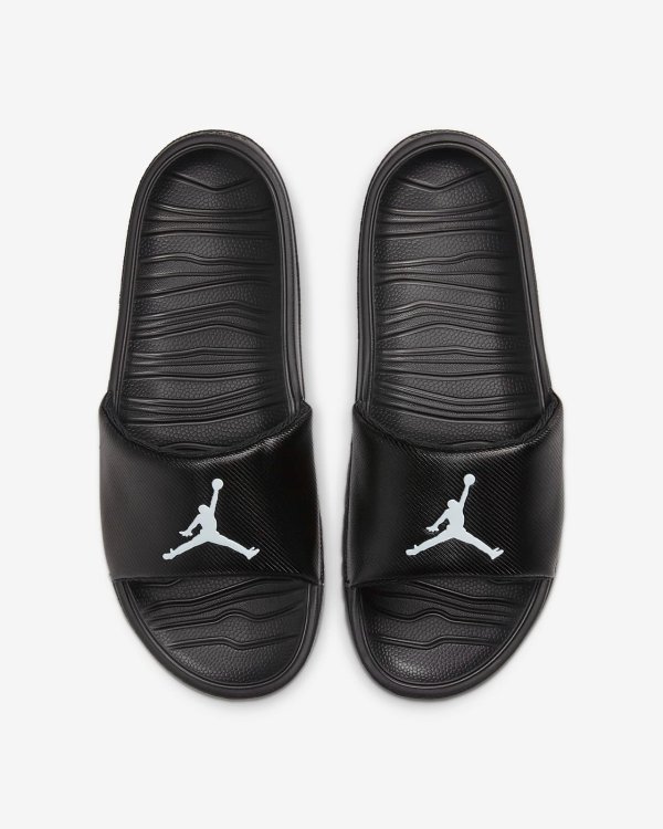 Jordan黑色拖鞋