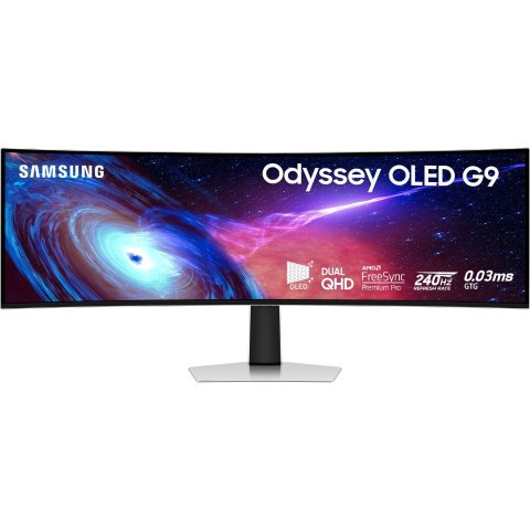 💥史低价💥：Samsung 49吋 Odyssey OLED G93SC DQHD 0.03ms 240Hz 曲面显示器