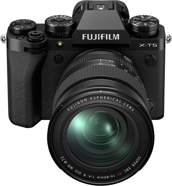 新品首降：X-T5 4020万像素BSI + XF16-80mm镜头