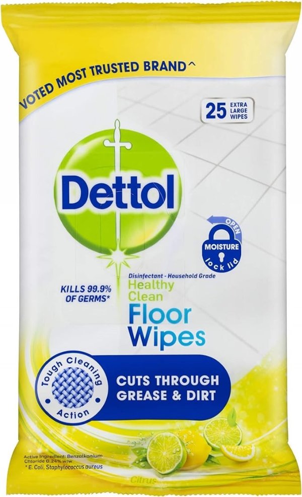 地板清洁湿巾 (25 Pack)