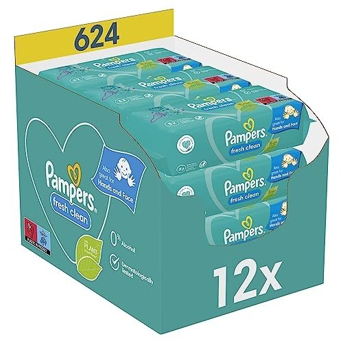 Pampers 湿巾 624片