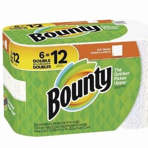 Bounty 厨房纸6大卷 相当于普通12卷  2倍超强吸水力