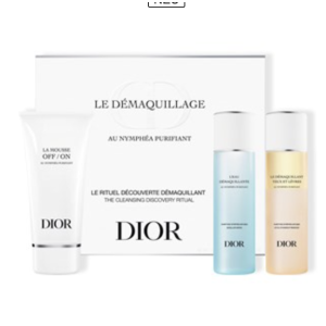 史低了：Dior 迪奥洁面护肤礼盒 内含睡莲洁面+卸妆+精粹水