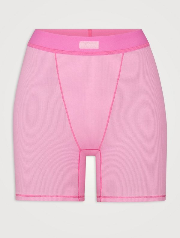 粉色纯棉裤