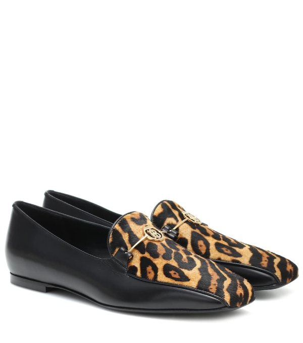 Leopard-print 乐福鞋