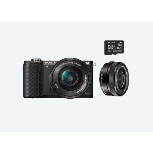 Sony a5000 微单数码相机 + 16-50 mm镜头套装